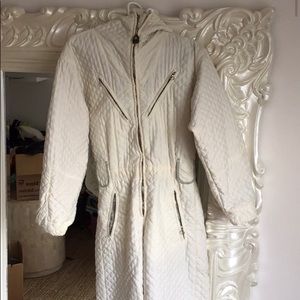 Post Card vintage women's ski suit.